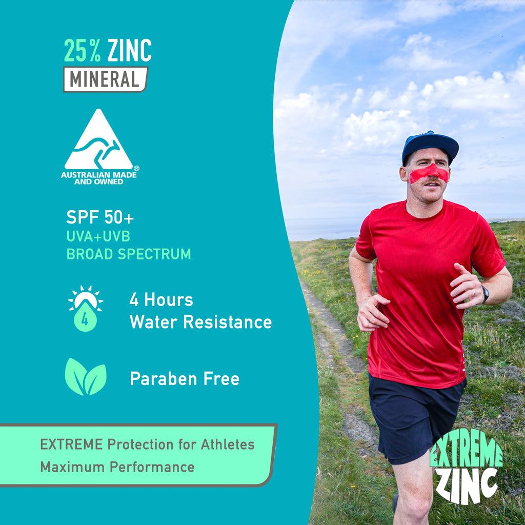 Extreme Zinc Stick 3-Pack SPF 50+ – Red, Orange & Purple (15g Performance)