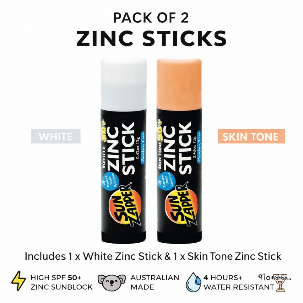 x20 sticks pack - Original Zinc Sunscreen Stick SPF 50+ x10 Blanc x10 Skin Tone
