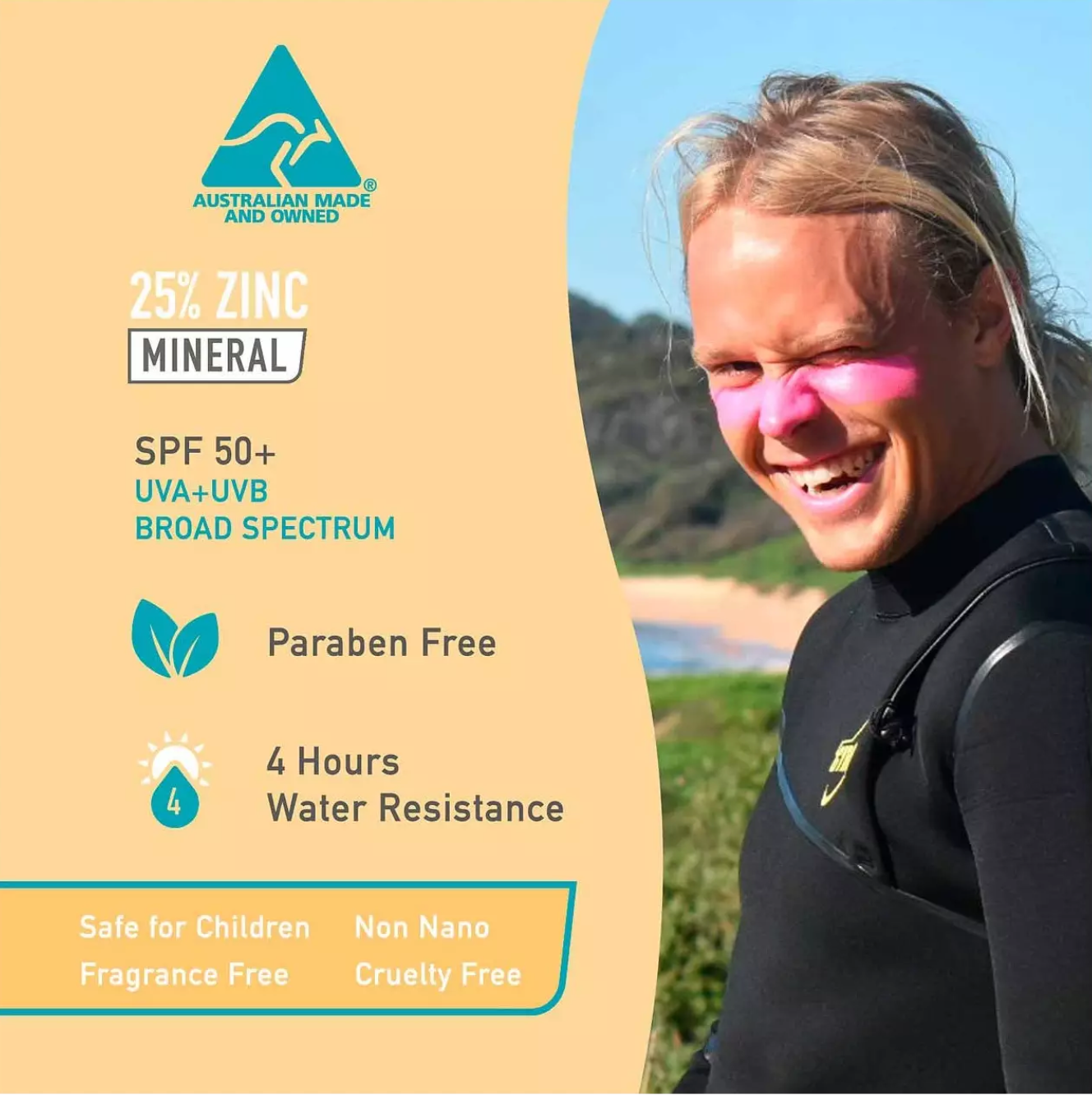 Original Zinc Sunscreen Stick SPF 50+ Stick Pink