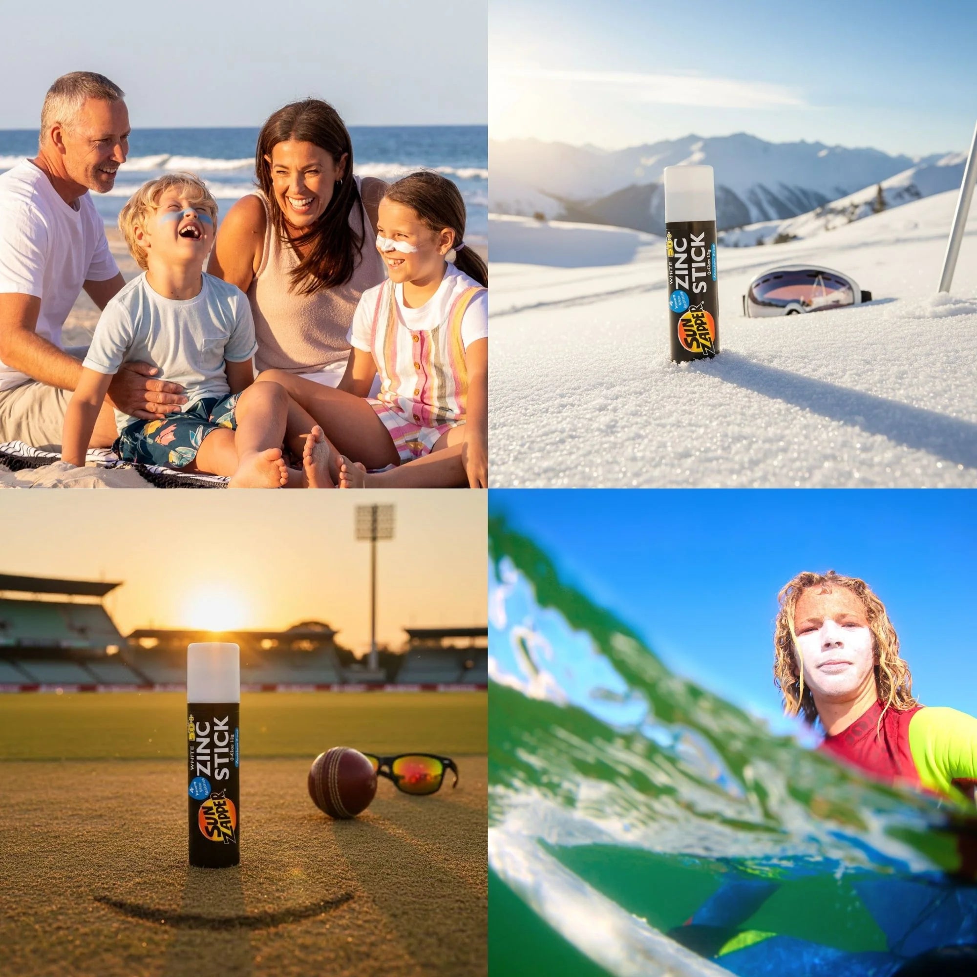 Original Zinc Sunscreen Stick SPF 50+ Stick Blanc