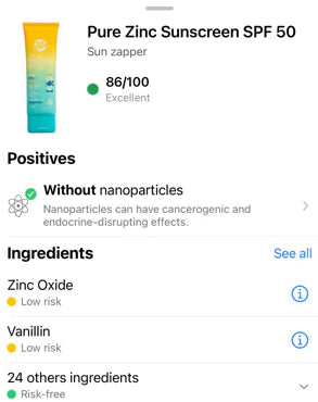 Crème solaire naturelle au zinc pur SPF 50 – Écran solaire à l’oxyde de zinc non nano